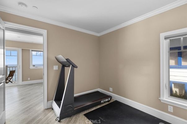 Fitness Equipment, Interior, Wood Texture Flooring