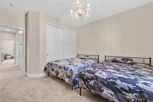 Bedroom, Chandelier, Interior, Recessed Lighting