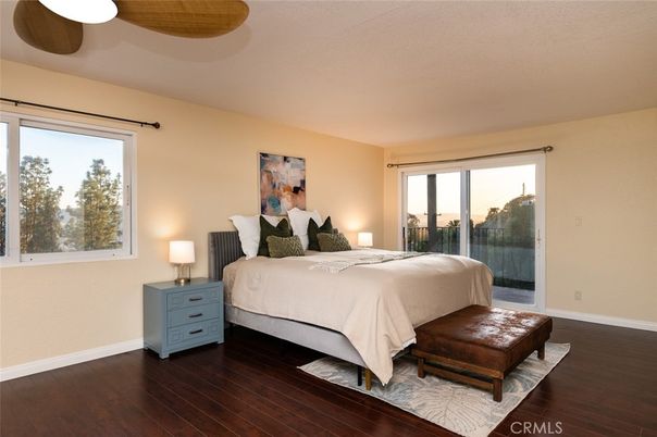 Bedroom, Interior, Wood Texture Flooring