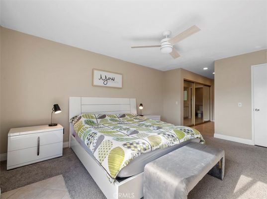 Bedroom, Interior, Recessed Lighting