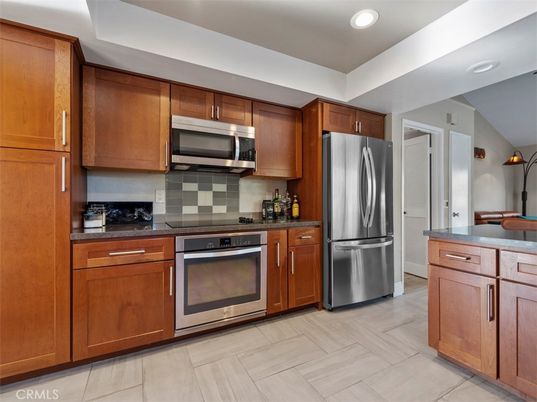 Interior, Kitchen, Recessed Lighting, Stainless Steel Appliances