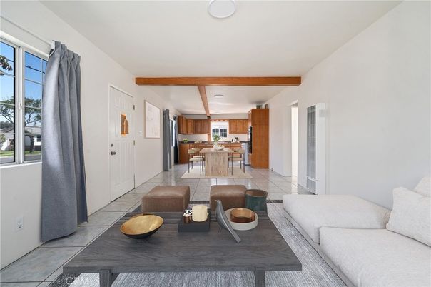 Dining room, Interior, Kitchen, Living room, Wooden Beams