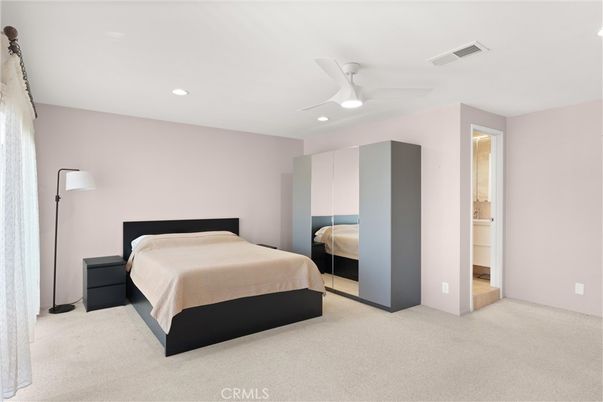 Bedroom, Interior, Recessed Lighting