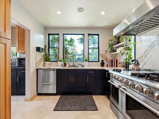 Interior, Kitchen, Recessed Lighting, Stainless Steel Appliances