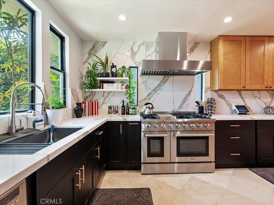 Interior, Kitchen, Recessed Lighting, Stainless Steel Appliances