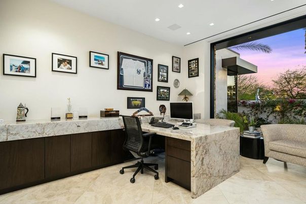 Home Office, Interior, Recessed Lighting
