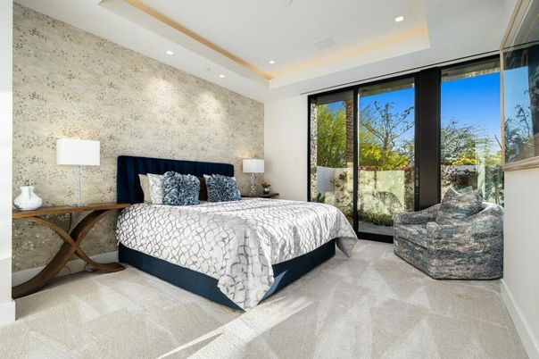 Bedroom, Interior, Recessed Lighting