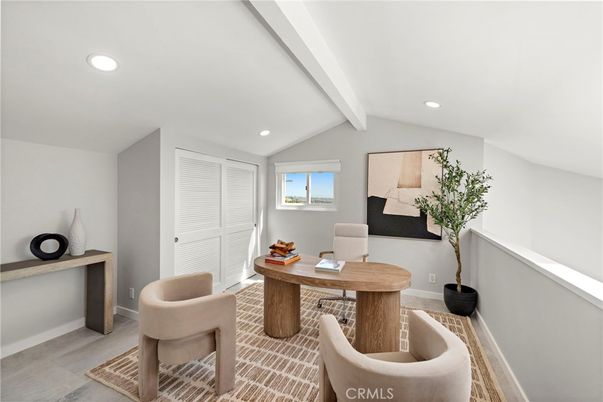Home Office, Interior, Recessed Lighting
