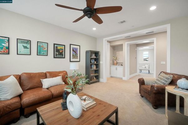 Interior, Living room, Recessed Lighting
