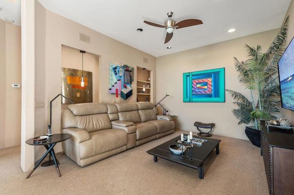 Interior, Living room, Recessed Lighting
