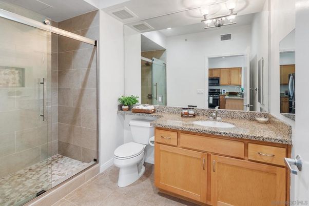 Bathroom, Glass Shower, Interior