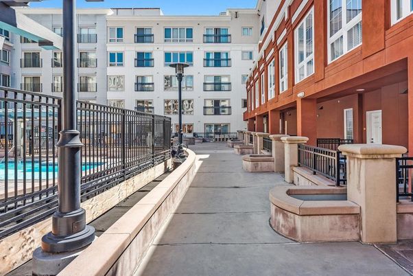Exterior, Facade, Pool, Condo Building