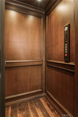 Elevator, Interior, Wooden Ceilings, Wood Texture Flooring, Wooden Walls