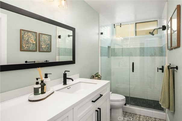 Bathroom, Glass Shower, Interior