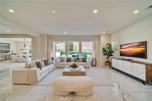 Interior, Living room, Marble, Pendant Lights, Recessed Lighting