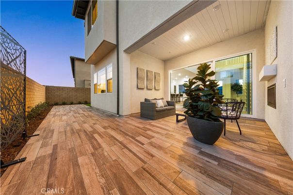 Exterior, Wood Texture Flooring