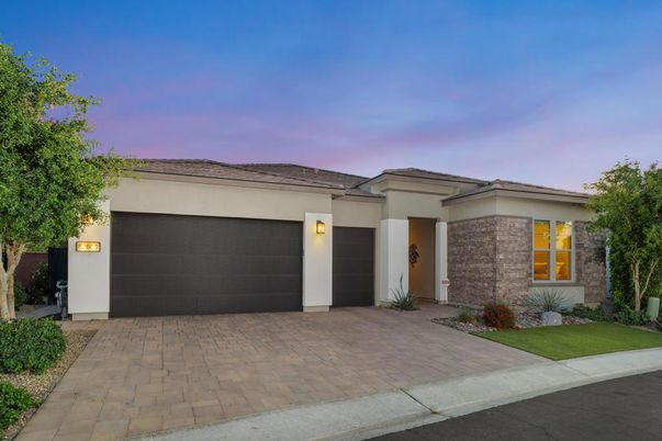 Attached, Exterior, Facade, Brick Facade, Modern