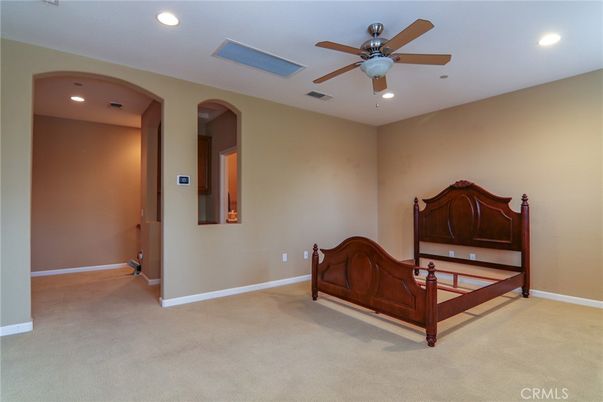 Bedroom, Interior, Recessed Lighting