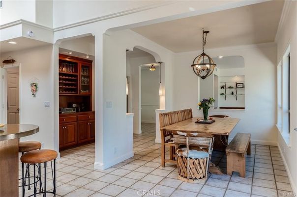 Dining room, Interior, Pendant Lights