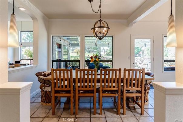Dining room, Interior, Pendant Lights