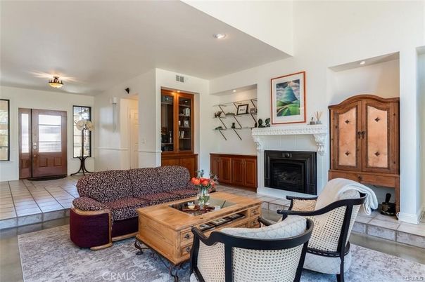 Fireplace, Interior, Living room, Recessed Lighting