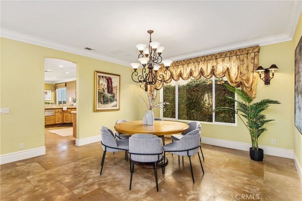 Chandelier, Dining room, Interior, Recessed Lighting