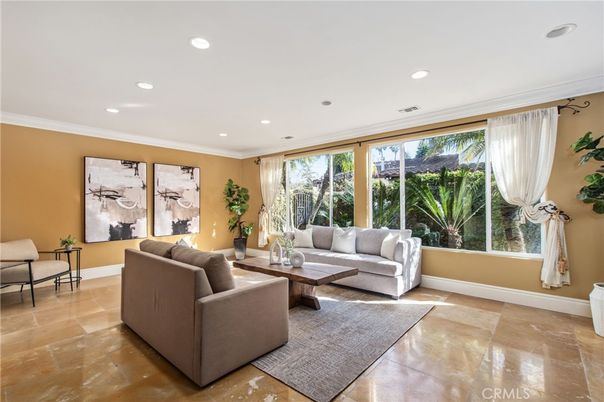 Interior, Living room, Recessed Lighting