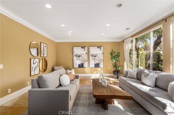 Interior, Living room, Recessed Lighting