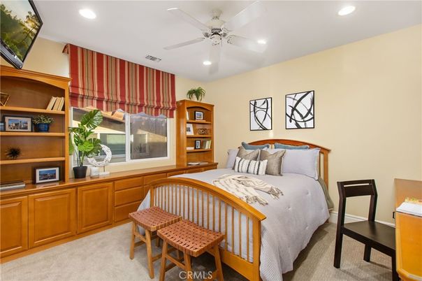 Bedroom, Interior, Recessed Lighting
