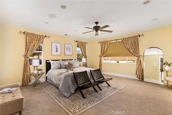 Bedroom, Interior, Recessed Lighting