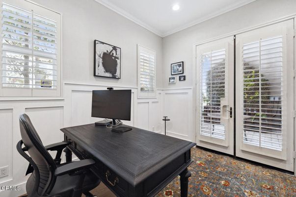 Home Office, Interior, Recessed Lighting