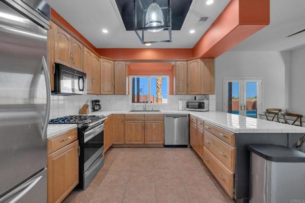 Interior, Kitchen, Recessed Lighting, Stainless Steel Appliances