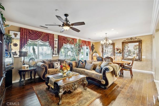 Chandelier, Dining room, Interior, Living room, Recessed Lighting, Wood Texture Flooring
