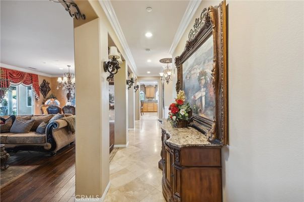 Chandelier, Interior, Recessed Lighting