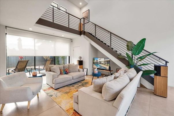 Interior, Living room, Recessed Lighting
