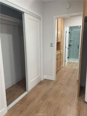 Bathroom, Glass Shower, Interior, Wood Texture Flooring
