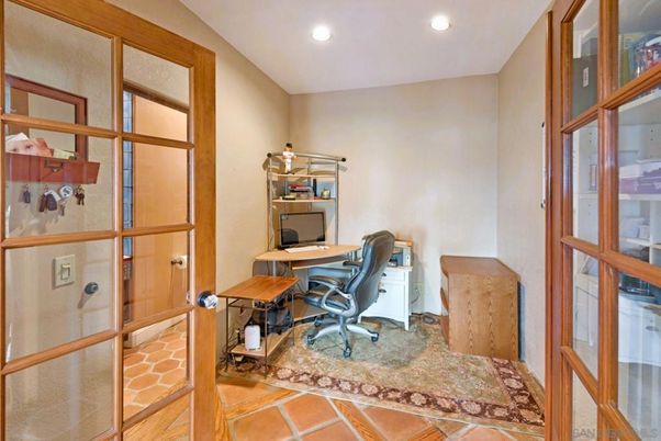 Home Office, Interior, Recessed Lighting