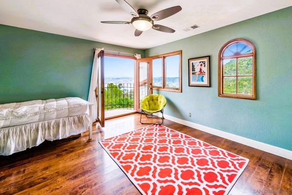 Bedroom, Interior, Water, Wood Texture Flooring