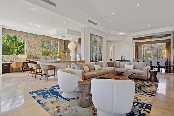 Dining room, Interior, Living room, Recessed Lighting