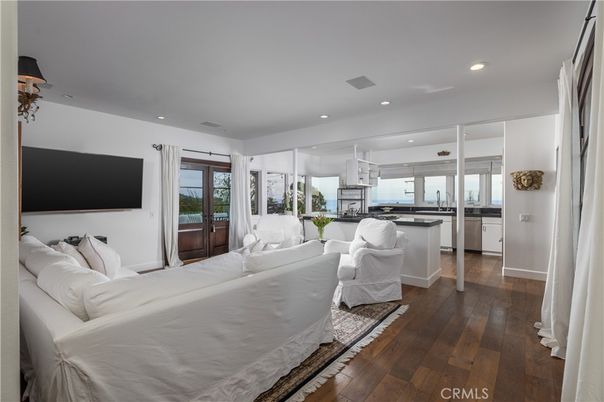 Bedroom, Dining room, Interior, Kitchen, Living room, Pendant Lights, Recessed Lighting, Wood Texture Flooring