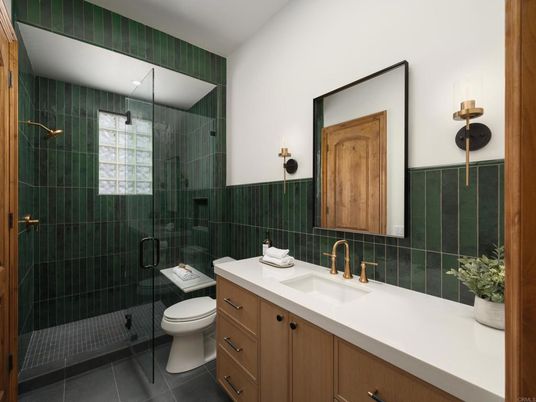 Bathroom, Glass Shower, Interior