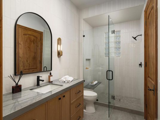 Bathroom, Glass Shower, Interior