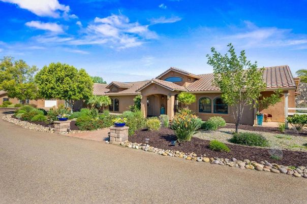 Backyard, Exterior, Facade, Mediterranean