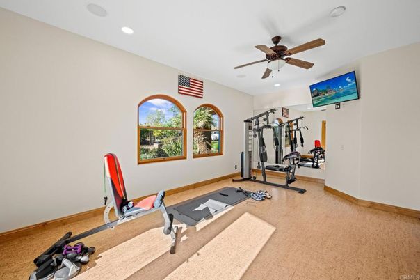 Fitness Equipment, Interior, Recessed Lighting