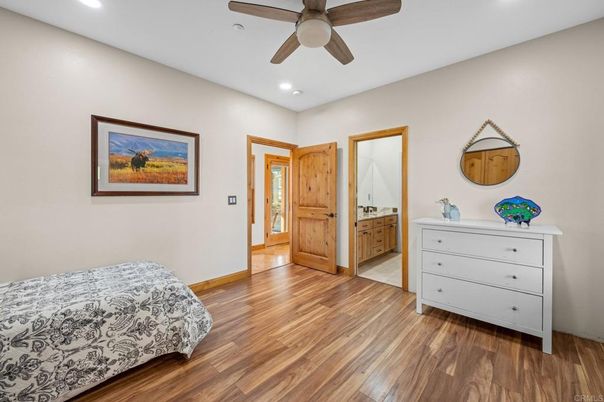 Bathroom, Bedroom, Interior, Recessed Lighting, Wood Texture Flooring