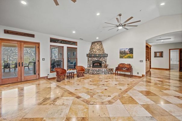 Fireplace, Interior, Recessed Lighting
