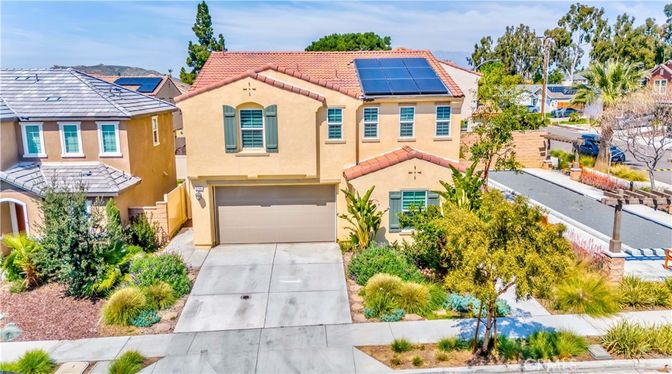 Attached, Exterior, Facade, Solar Panels, Mediterranean
