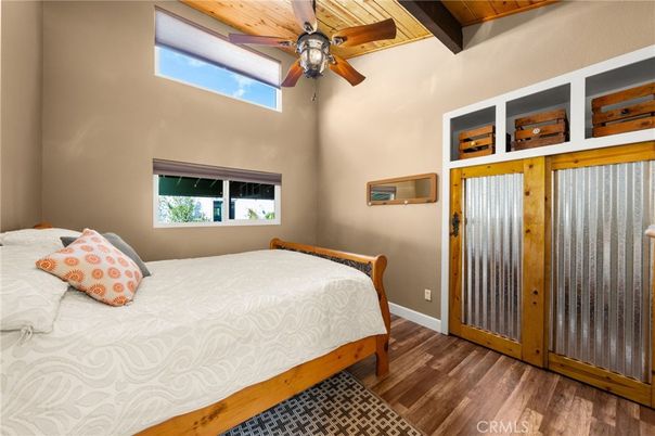 Bedroom, Interior, Wooden Beams, Wood Texture Flooring