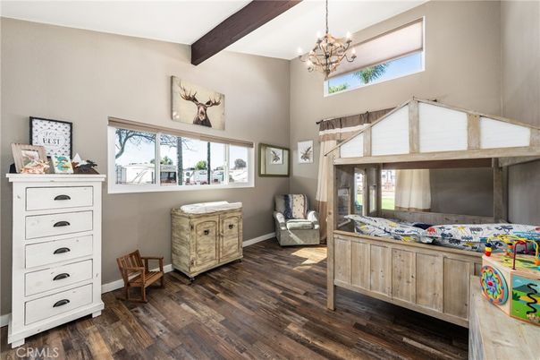 Chandelier, Interior, Pendant Lights, Wooden Beams, Wood Texture Flooring