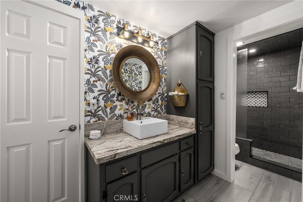 Bathroom, Interior, Wood Texture Flooring